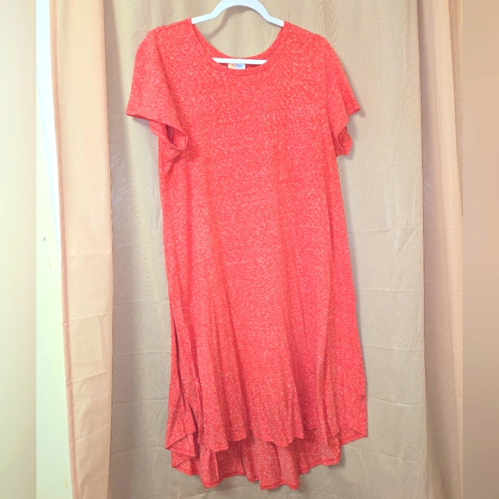 Heather Red Lularoe Carly XL